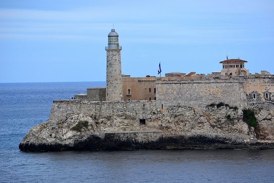 'Vista desde el Balcon (Faro de el Morro)' Casas particulares are an alternative to hotels in Cuba.